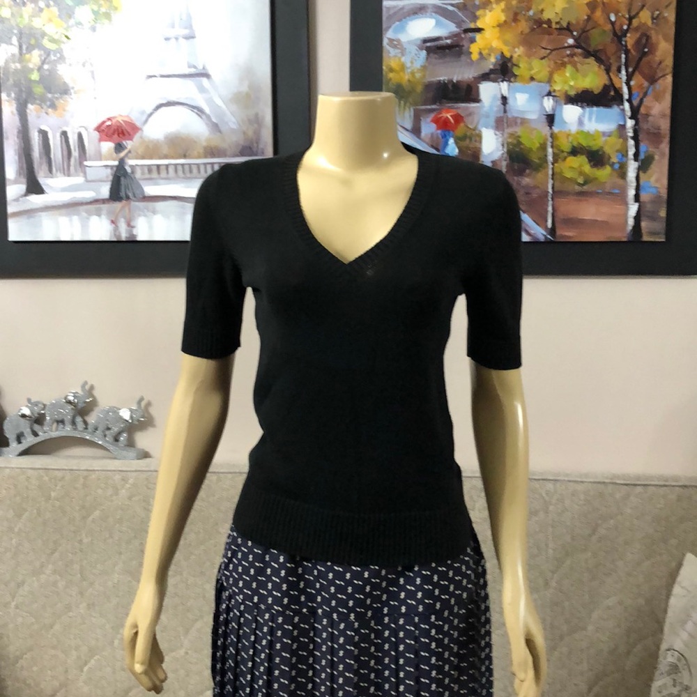 Domenico Vacca  BLACK COTTON TOP size 44